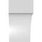 Ekena Millwork 5 1/2-in. W x 6-in. D x 10-in. H Westlake Architectural Grade PVC Knee Brace BRCP055X06X10WTL - alternate 6